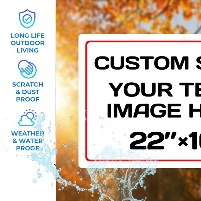 Personalized Aluminum Weatherproof Metal Signs - Image 3