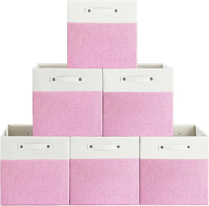 13 x 13 Inch Fine Linen Storage Bins by FinishingBo