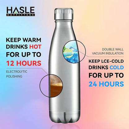 HASLE OUTFITTERS 17oz Stainless Steel Water Bottles Bulk, Vacuum Insulated - Image 4