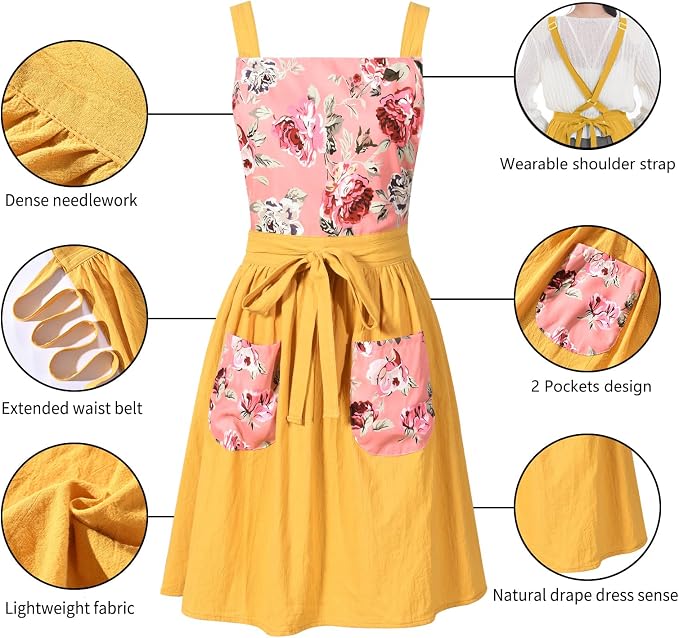 Pinknoke Vintage Pinafore Apron Dress - Image 6