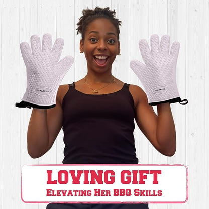 KITCHEN PERFECTION Silicone Smoker Oven Gloves - Image 8