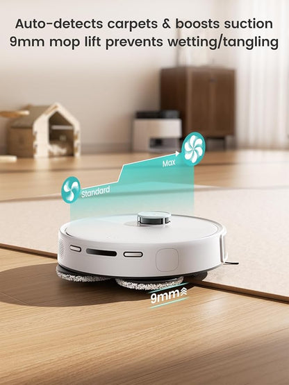 Lefant Robot Vacuum and Mop, 12000Pa Suction, Self Emptying, Auto Mop Washing - Image 8