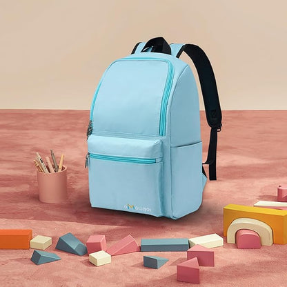 OMOUBOI Casual Daypacks Superbreak Backpack 14 inch Laptop Backpack for Women & Men Fits Tourism Business (Skyblue)