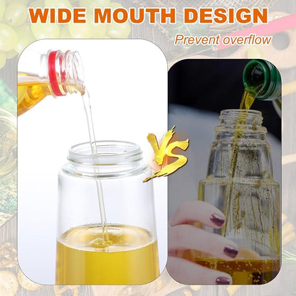 2-in-1 Glass Oil Dispenser & Sprayer - 16oz/470ml Leakproof Bottle - Image 6
