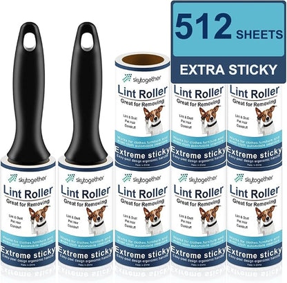 Lint Rollers for Pet Hair Extra Sticky, Dog Cat Pet Hair Remover Couch Lint by skytogether
