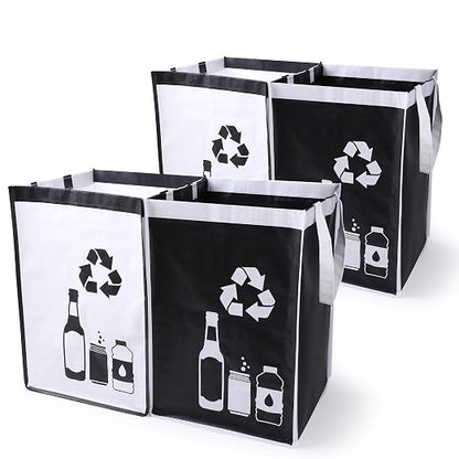 Recycle Waste Bag for Kitchen Home- Large Indoor Recycling Bins Trash Sorting by REFARICO