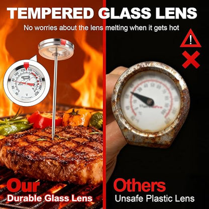 Meat Thermometer Cooking Thermometer Stainless Steel Kitchen Thermometer - Image 5