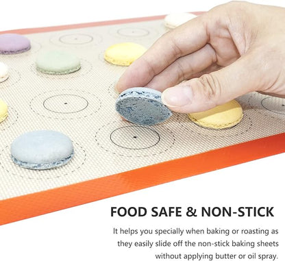 AMYONE Macaron Silicone Baking Mat, Non-Stick Silicone Cookie Sheet Liners - Image 5