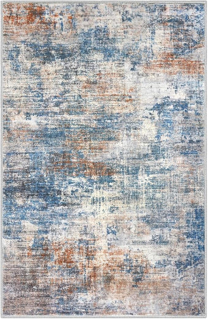 IOHOUZE Abstract Area Rug 3x5 Ft Washable Rugs - Image 9