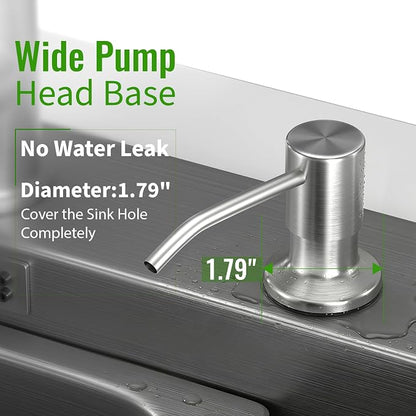 Kitchen Sink Soap Dispenser, Built in SoapDispenser, Counter Lotion Dispenser - Image 7