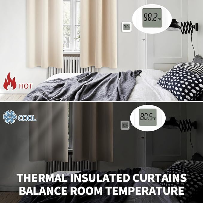 BGment Short Blackout Curtains for Bedroom 40 Inches Long - Image 4
