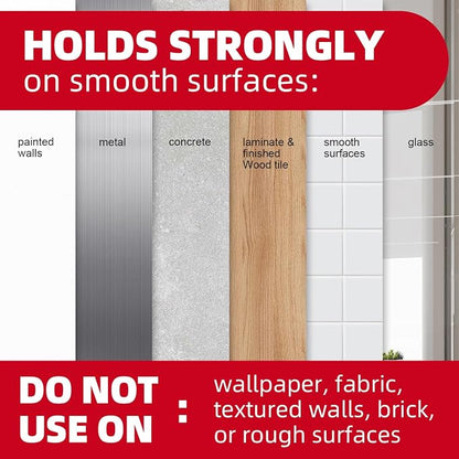 Wall Hooks for Hanging Heavy Duty, Medium 22 Self Adhesive Wall - Image 6