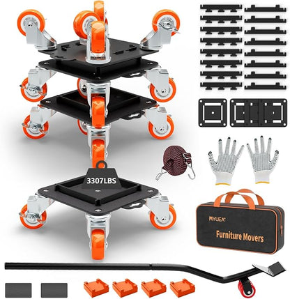 Furniture Dolly 5 Wheels Heavy Duty by MYUEA