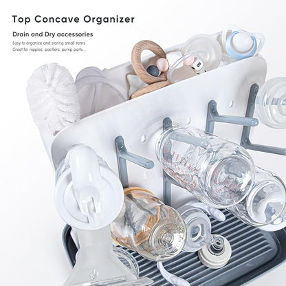 Termichy Baby Bottle Drying Rack: Large Vertical Bottle Dryer Rack Holder - Image 4