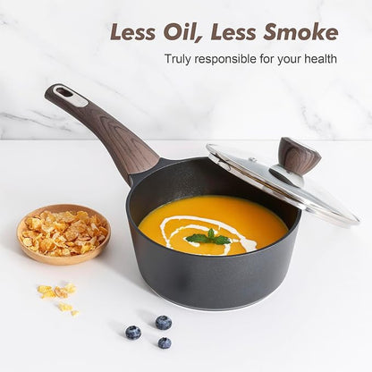 SENSARTE Pots and Pans Set Non stick, Non toxic Healthy Induction Cookware Sets - Image 7