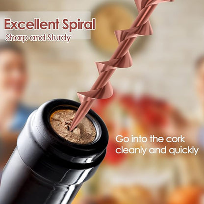 IPOW Wine Opener, Zinc Alloy Wine Bottle Opener, Wing Corkscrew Heavy Duty - Image 2