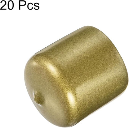 uxcell 20pcs Rubber End Caps 1 1/4" ID Vinyl Round Tube Bolt Cap Cover Thread - Image 2