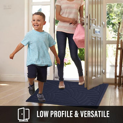 Front Door Mat, Absorbent Resist Dirt Welcome Door Mat Indoor Outdoor, - Image 4