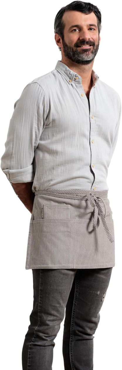 MEEMA Chef Waist Apron Cotton Fabric |Washable & Breathable Waitress & Server - Image 2