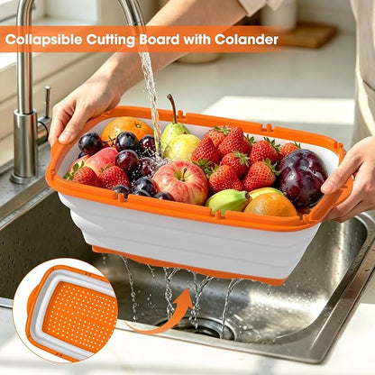 Gintan Camping Cutting Board, 9-in-1 Collapsible Chopping Board - Image 4