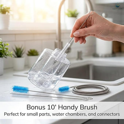 67" Flexible Drain Brush Set, Double Ended Long Hose Pipe Cleaner - Image 7