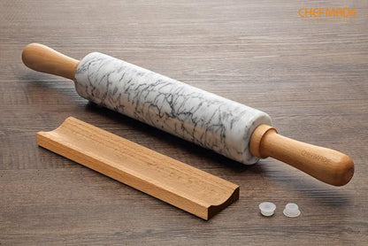 CHEFMADE 18-Inch Marble Rolling Pin - Image 6