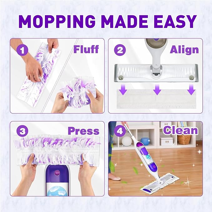 50 Count Disposable Mopping Pads Refills - Image 7