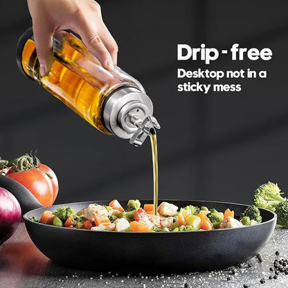 Glass Olive Oil Dispenser Bottle - Image 4