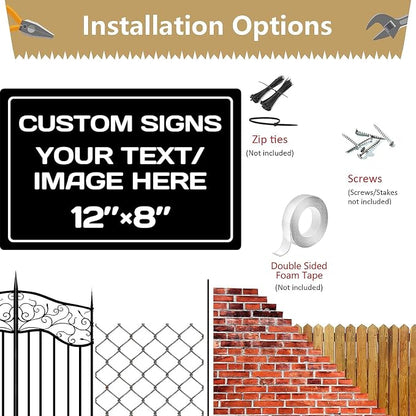 Personalized Aluminum Weatherproof Metal Sign - Image 4