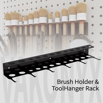 Wall Mount Brush Holder & Tool Hanger Rack - Image 6