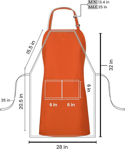 Utopia Kitchen 10 Pack Bib Apron Adjustable - Image 2