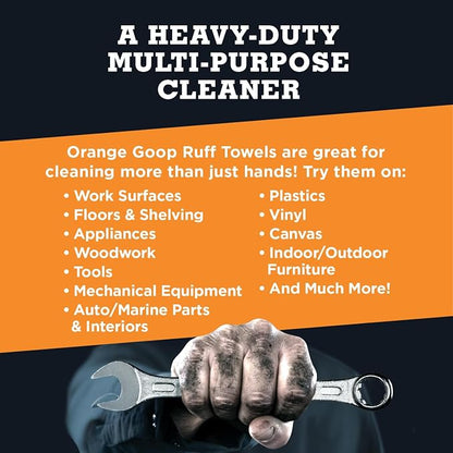 GOOP Orange Heavy Duty Ruff Towels - Image 4