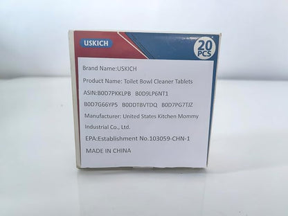 USKICH 80 Pack Toilet Bowl Cleaner Tablets, Long-Lasting Household Toilet - Image 7