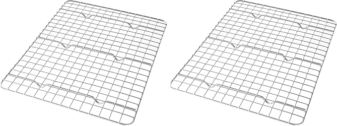 USA Pan Quarter Sheet Oven Safe Nonstick Baking and Cooling Rack by USAPan