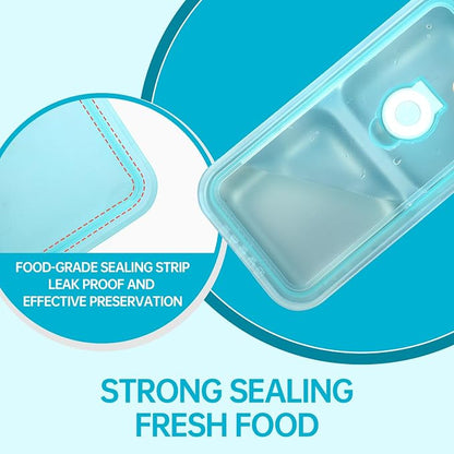4 Pack Stainless Steel Snack Containers Reusable, Grab and Go 2 Compartment - Image 6