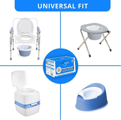 100 Bedside Commode Liners Bags - Image 5
