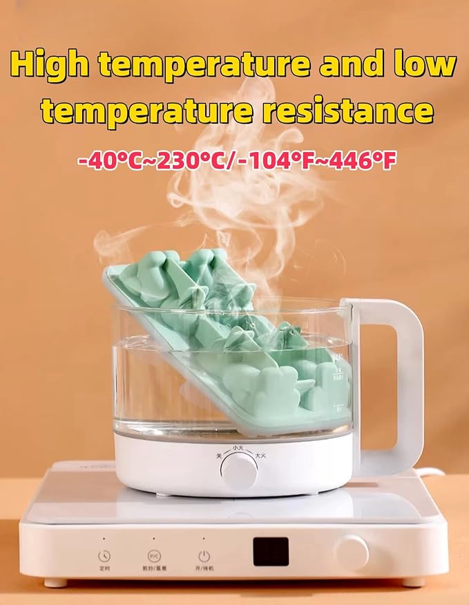 Cute 3D Cat Silicone Ice Cube Tray Mold Cartoon Animal Ice Box BPA-Free - Image 6