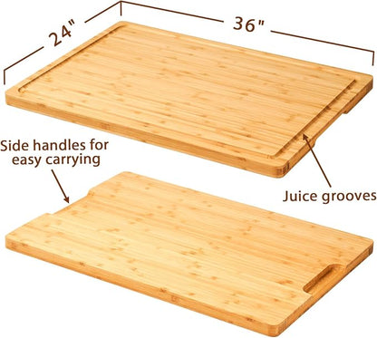 Allsum 36x24" Bamboo Cutting Board - Image 7