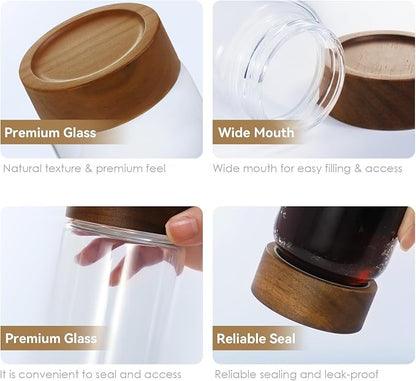 6-Pack 10 oz Airtight Food-Grade Glass Mason Jars - Image 7
