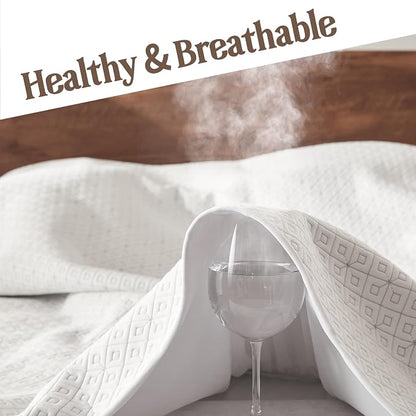 BEDLORE Twin Mattress Protector, Waterproof Noiseless Mattress Cover - Image 8