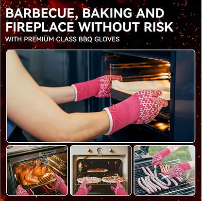 HandLove Aramid Heat Resistant BBQ Gloves – Grilling & Oven Gloves - Image 5