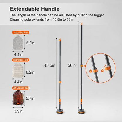 CLEANHOME Tile Tub Scrubber Brush - Image 2