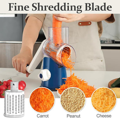 Cambom Rotary Cheese Grater Hand Crank Cheese Shredder - Image 5