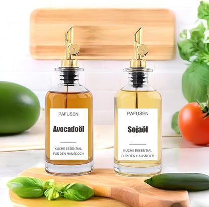 Pafusen 2 Pack Weighted Liquor Pour Spout, Auto Flip Olive Oil Dispenser Spout - Image 9