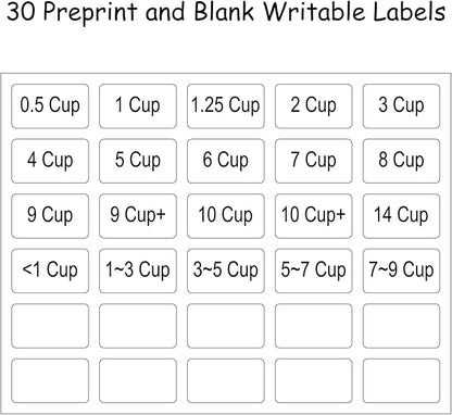 SWOMMOLY Expandable Food Storage Container Lid Organizer, Includes 8 Adjustable - Image 6