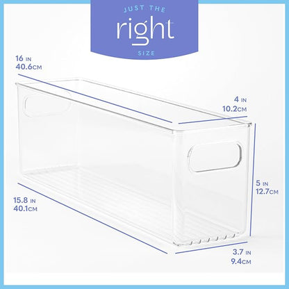Plastic Food Storage Clear Container Bin - Image 3