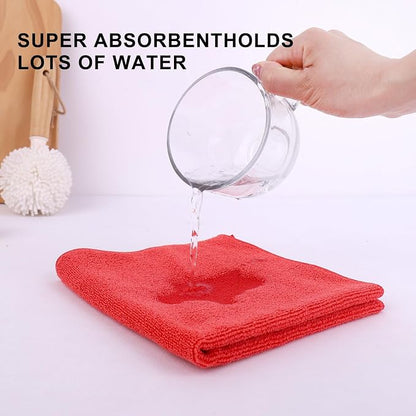 Tricol Clean Microfiber Cleaning Cloth, 12 Pack Ultra-Thick Cleaning Rags - Image 4