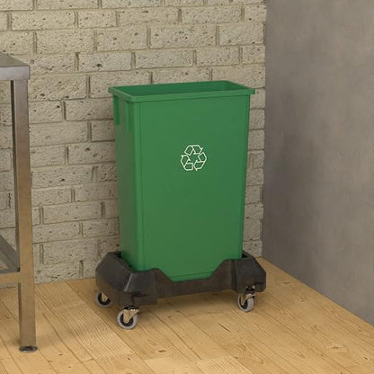 23 Gallon Green Recycle Slim Jim Trash Can - Image 3