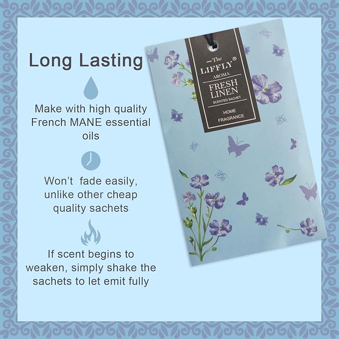 14 Packs Scented Sachets Bags for Drawers and Closets Long-Lasting Home - Image 2
