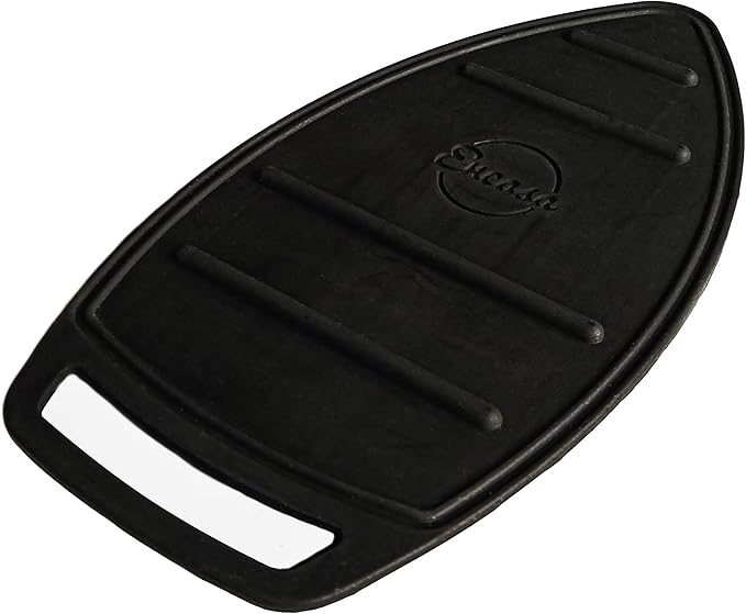 Encasa XO Silicon Mat for Hot Iron Rest - Heat Resistant, Anti - Slip, Thicker Pad for Protecting Your Table During Ironing, Non-Burning, Machine Washable, Durable - Black